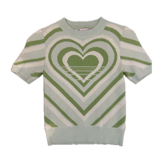 SO Sweaters - Juniors Retro Short Sleeve Sweater